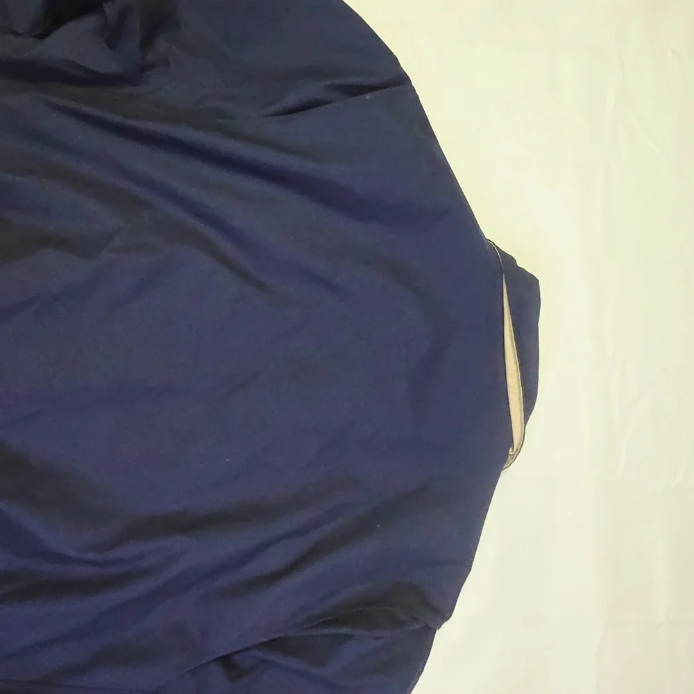Polo Ralph Lauren Mens Harrington Jacket XL Navy Blue Zip Up Windbreaker Pony T4